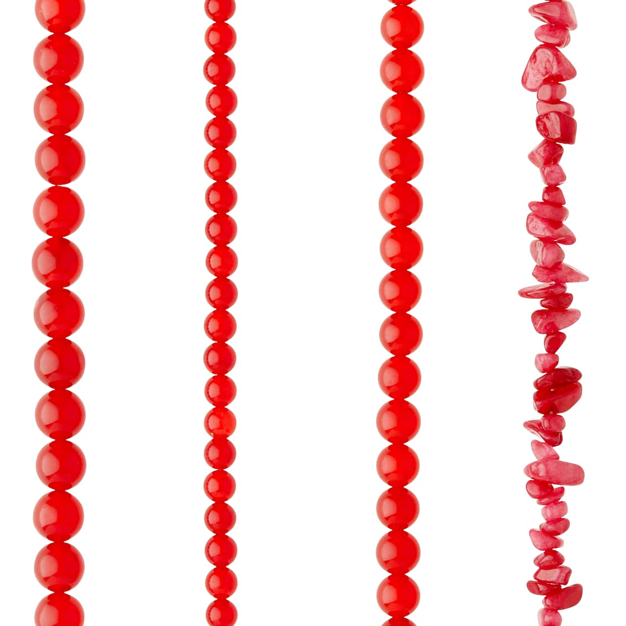 6 Pack: Red Quartzite Beads Value Pack by Bead Landing™